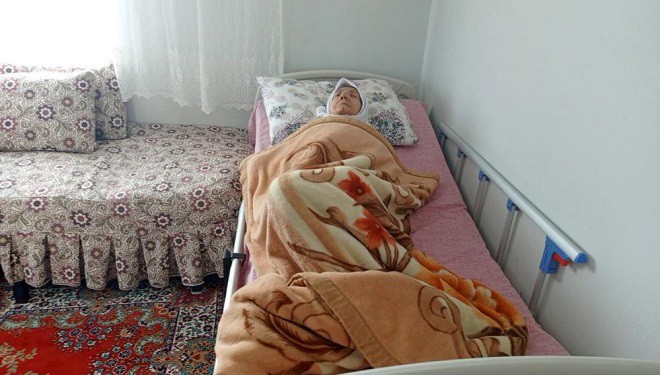 Felçli kadın Vanlı Amcan sayesinde hasta yatağına kavuştu