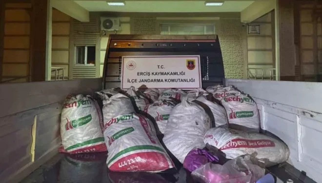 Erciş’te 2 ton kaçak avlanmış balık ele geçirildi