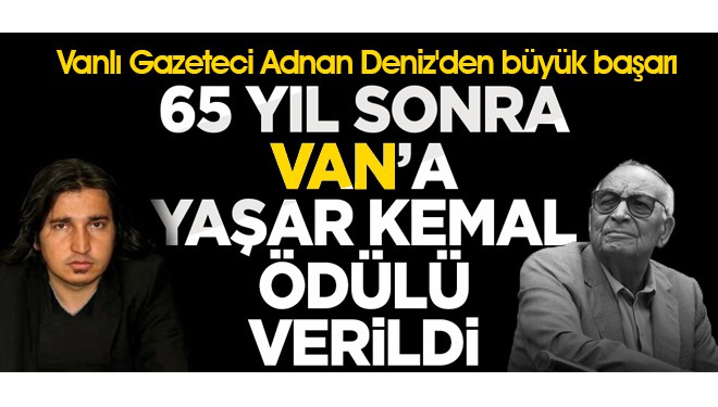 Vanlı Gazeteci Adnan Deniz'den Büyük Başarı