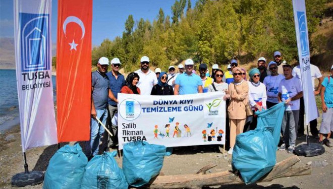 Tuşba Belediyesinden ‘Uluslararası Kıyı Temizleme Günü' etkinliği