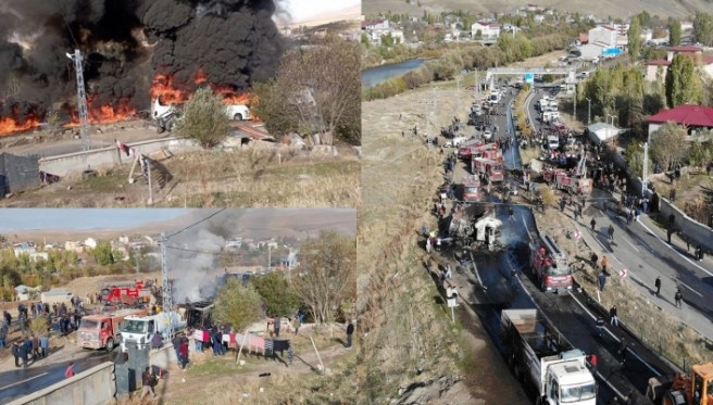 Van otobüsü yakıt tankeriyle çarpışmıştı! Ağrı'daki kazada hayatını kaybedenlerin isimleri belli oldu!