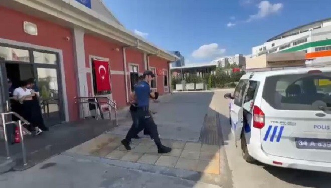 Sokak ortasında kadını döven saldırgan tutuklandı!