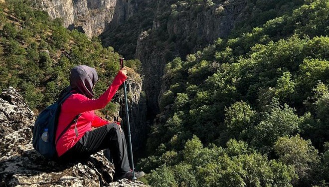 Vanlı gezginler doğayla iç içe unutulmaz bir gün yaşadı