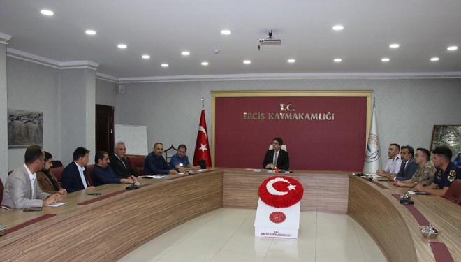 Erciş’te okul güvenliği toplantısı yapıldı