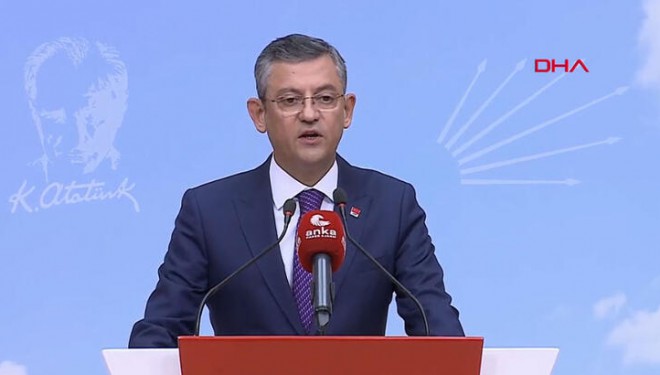 CHP'li Özel, genel başkan adaylığını açıkladı