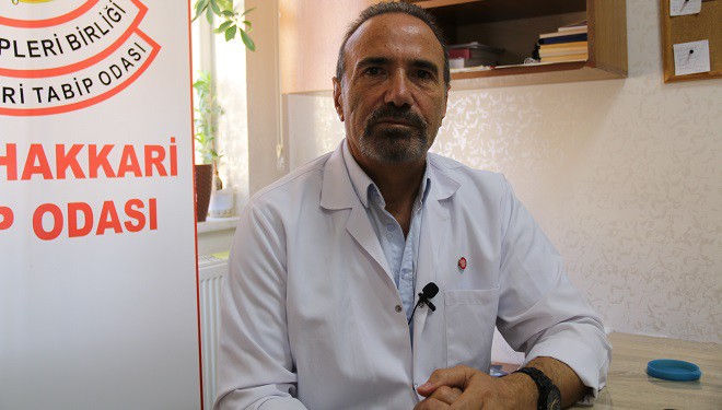Darp edilen doktorla ilgili Van Hakkari Tabip Odası'ndan açıklama