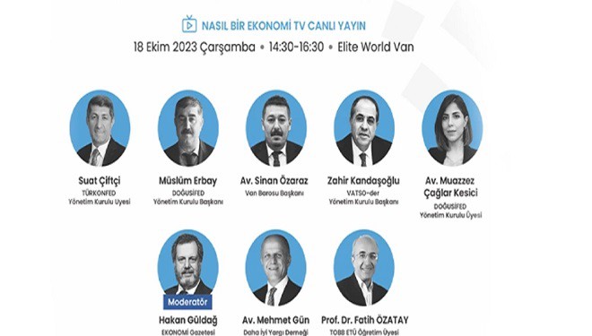 Hukuk ve ekonomi dünyası Van'da bir araya geliyor