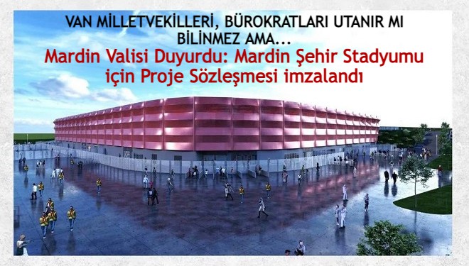 Bölge illeri arasında doğru düzgün stadı olmayan bir Van kaldı!