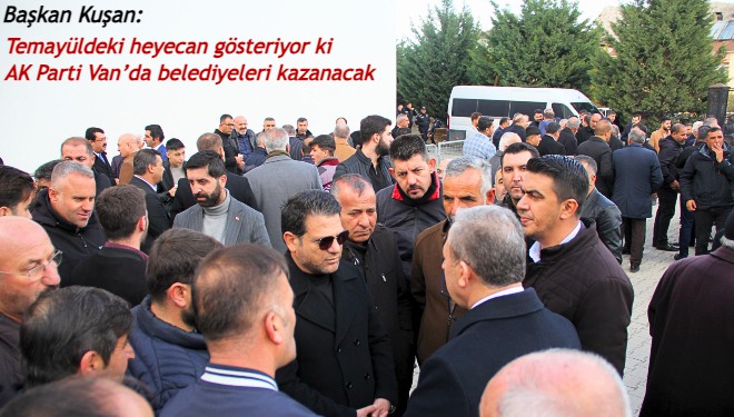 AK Parti İpekyolu İlçe Başkanı Kuşan, temayül yoklamasını değerlendirdi