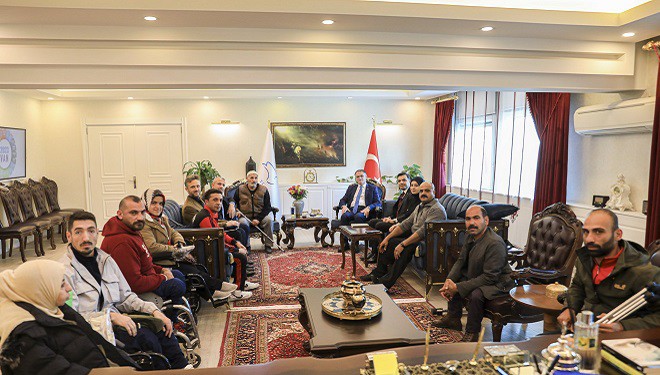 Vali Balcı engelli bireylerle bir araya geldi