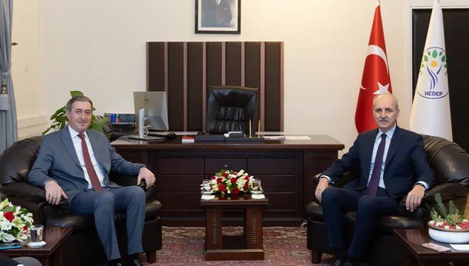 Numan Kurtulmuş'tan Tuncer Bakırhan'a ziyaret