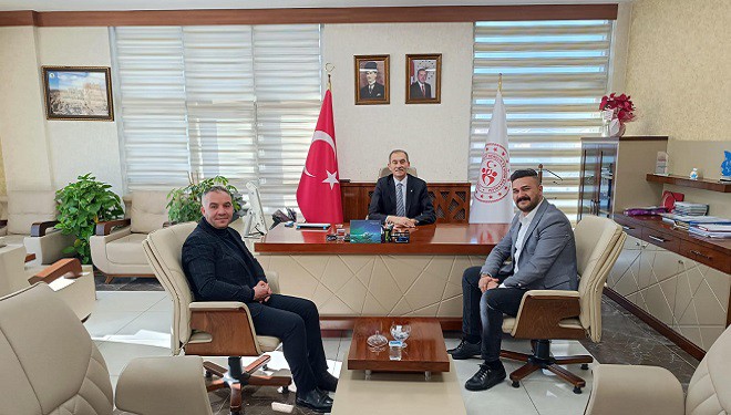 Suat Baran'dan Van Gençlik ve Spor İl Müdürü Özdemir'e ziyaret