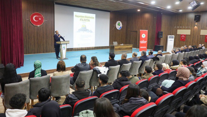 Gürpınar Belediyesi'nden Filistin Konulu Konferans