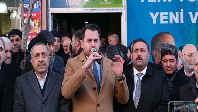Abdulahat Arvas’ın seçim ofisinin açılışı yapıldı