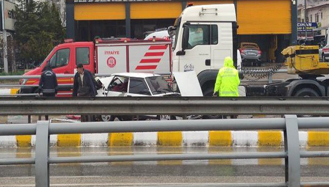 Van'da trafik kazası: 1 yaralı!