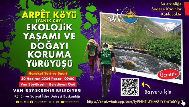 Büyükşehir Belediyesi'nden ‘Ekolojik Yaşamı ve Doğayı Koruma Bilinci’ Yürüyüşü