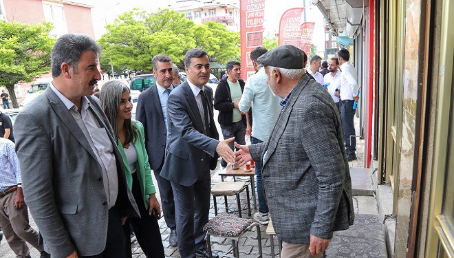 Eşbaşkanlar, Çaldıran ve Muradiye ilçelerini ziyaret etti