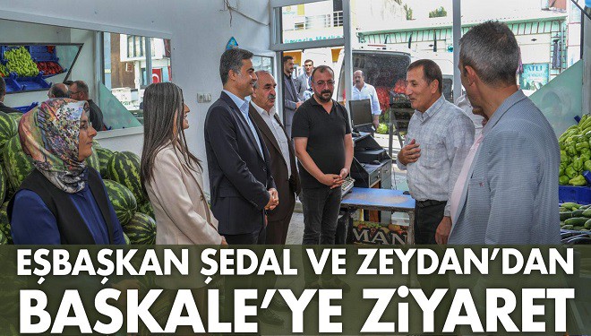 Eşbaşkan Şedal ve Zeydan’dan Başkale’ye Ziyaret
