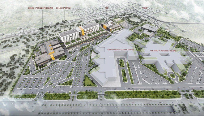 800 yataklı Van Şehir Hastanesi için çalışmalar sürüyor