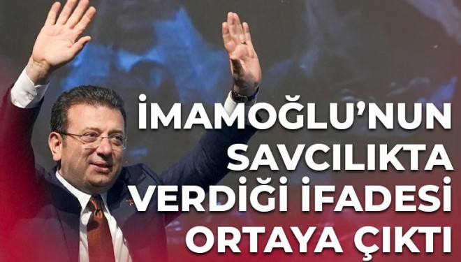 Ekrem İmamoğlu'nun savcılık ifadesi ortaya çıktı!