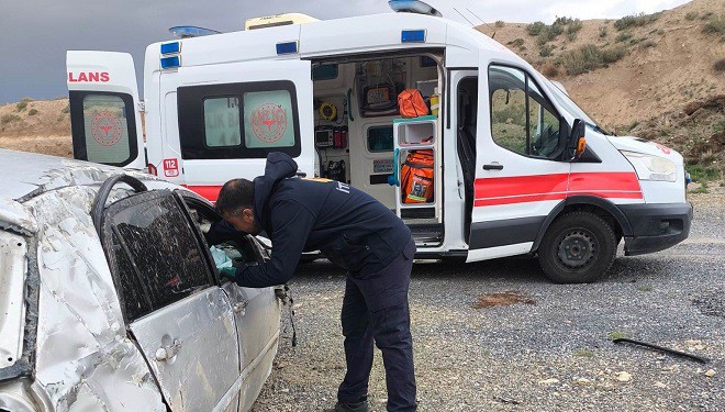 Başkale'de trafik kazası: 1 yaralı