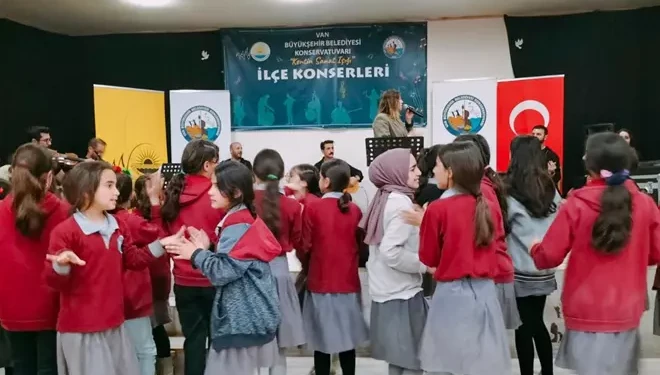 Büyükşehir konservatuvarı ilçe konserlerine Bahçesaray’da start verdi