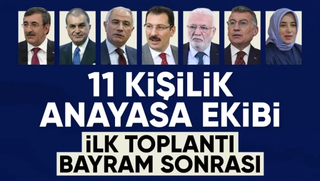 Yeni anayasa için ilk toplantı tarihi belli oldu