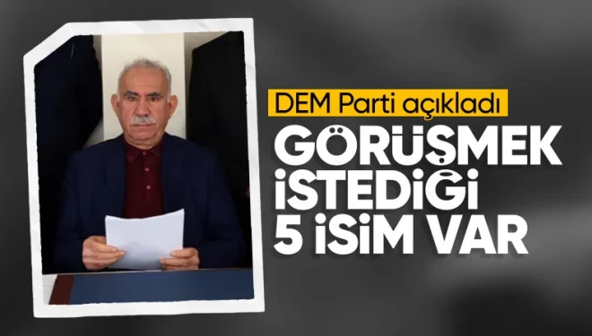 DEM Parti'den İmralı Adası açıklaması