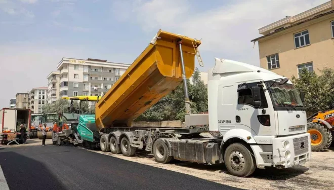 Eski Cezaevi Caddesi’nde asfalt serimine başlandı
