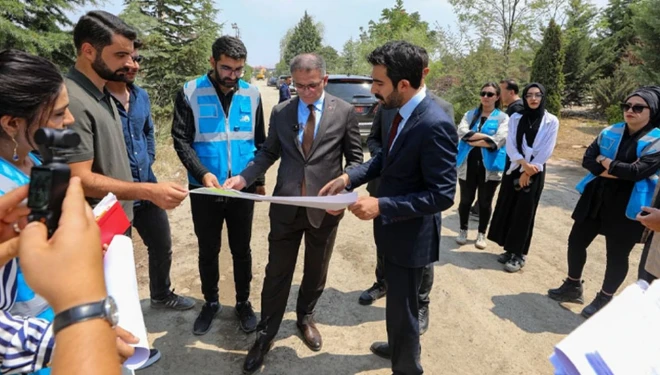Vali Balcı eski DSİ yerleşkesinde incelemelerde bulundu