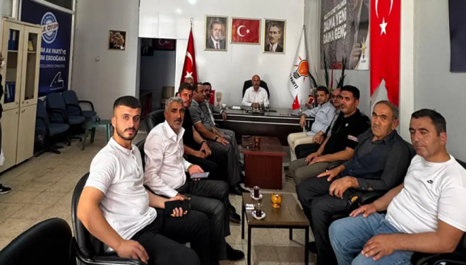 AK Parti İpekyolu İlçe Başkanlığı'ndan Çatak'a ziyaret