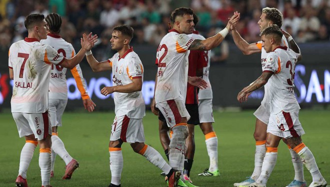 Galatasaray Süper Lige bıraktığı gibi başladı