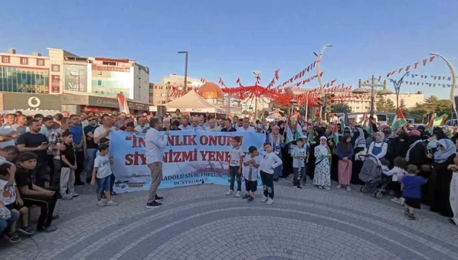 Van’daki STK’lardan Küresel Sumud Filosu’na destek