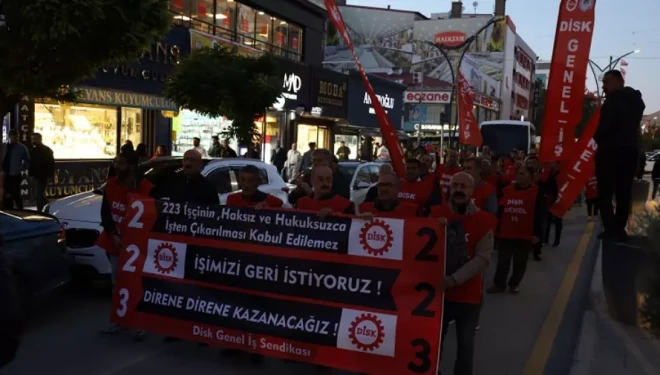 VBB'den çıkarılan işçilerin protestosu 54’üncü gününde