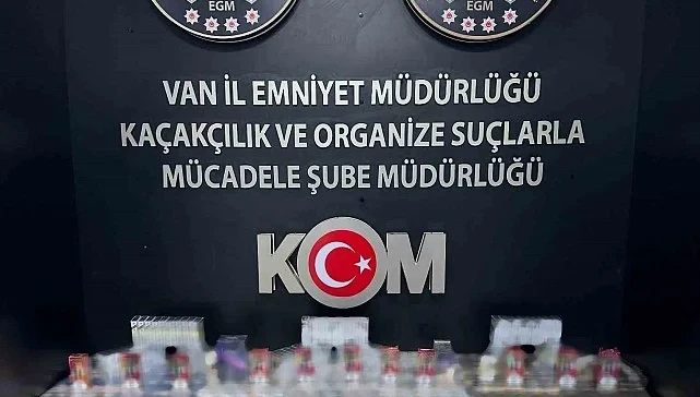 Van’da gümrük kaçağı malzemeler ele geçirildi