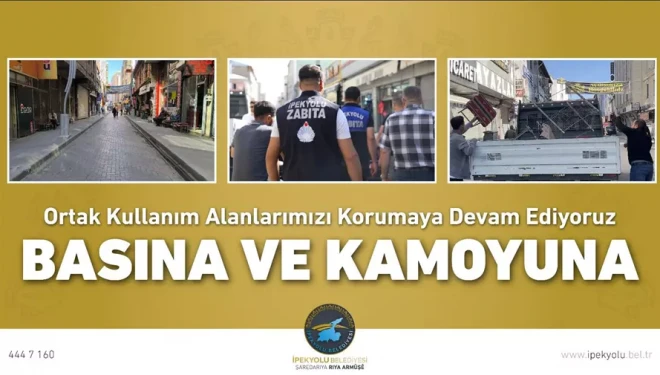 İpekyolu Belediyesi’nden kaldırım işgallerine karşı açıklama