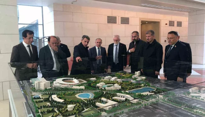 Rektör Hamdullah Şevli, Azerbaycan’da resmi temaslarda bulundu