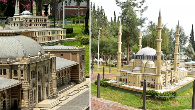 Türkiye'nin 81 ilindeki mimari eserler minyatürleriyle sergileniyor