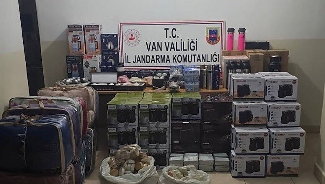 Van’da gümrük kaçağı malzeme ele geçirildi