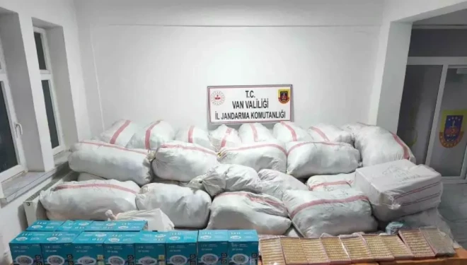 Van’da 4 buçuk milyon TL değerinde kaçak eşya ele geçirildi