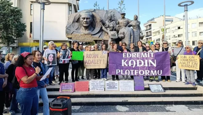 Edremitli kadınlar Rojin Kabaiş için adalet talebini yineledi
