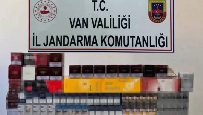 Van’da bin 856 paket kaçak sigara ele geçirildi