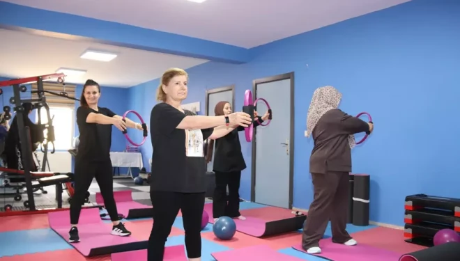 Edremit Belediyesi Fitness Kursuna Kadınlardan Yoğun İlgi 