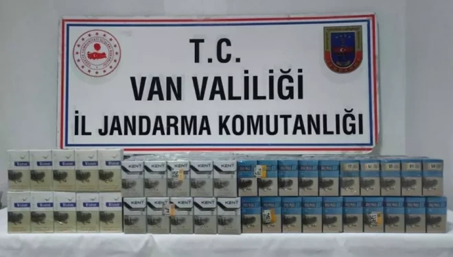 Van’da 2 bin 940 paket kaçak sigara ele geçirildi