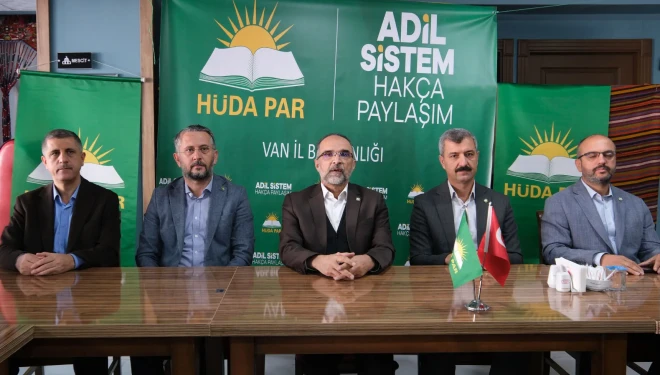 HÜDA PAR Genel Başkan Yardımcısı Sağlam, Van'da önemli açıklamalarda bulundu