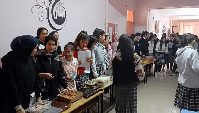 Muradiyeli öğrencilerden Gazze’ye destek