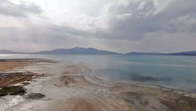 Erçek Gölü son 30 yılda büyük çekilme yaşadı