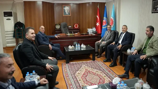 Başkan Abdulahat Arvas'tan TES-İŞ'e ziyaret