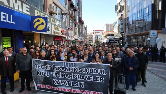 Van Emek ve Demokrasi Platformu: Kuyu tipi hapishaneler kapatılsın
