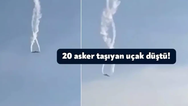 MSB: Askeri kargo uçağımız Gürcistan-Azerbaycan sınırında düştü